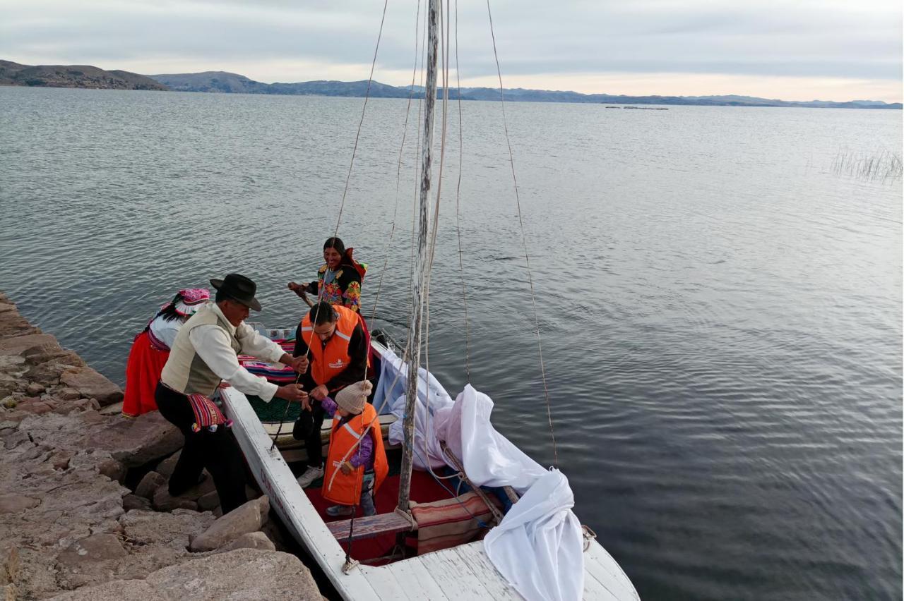 Hospedaje Rural La Florida En Llachon, Titicaca 普诺 外观 照片